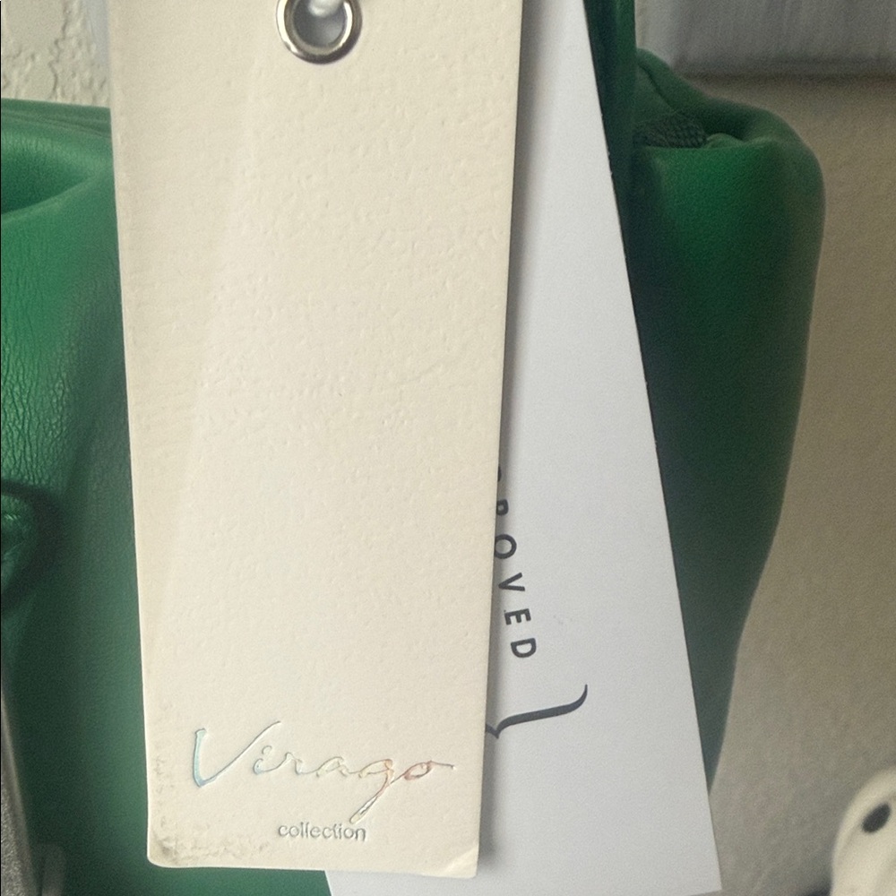 Virago Vibrant Green Vegan Mini Bag - Picture 3 of 8
